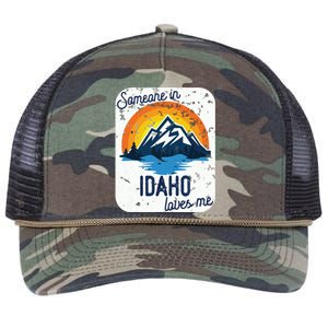 Someone In Idaho Loves Me Retro Rope Trucker Hat Cap