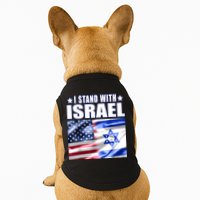 Support Israel I Stand With Israel Us Israel Flag Combined Doggie Tank