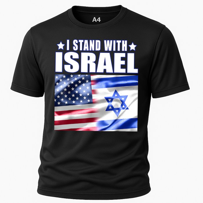 Support Israel I Stand With Israel Us Israel Flag Combined Cooling Performance Crew T-Shirt
