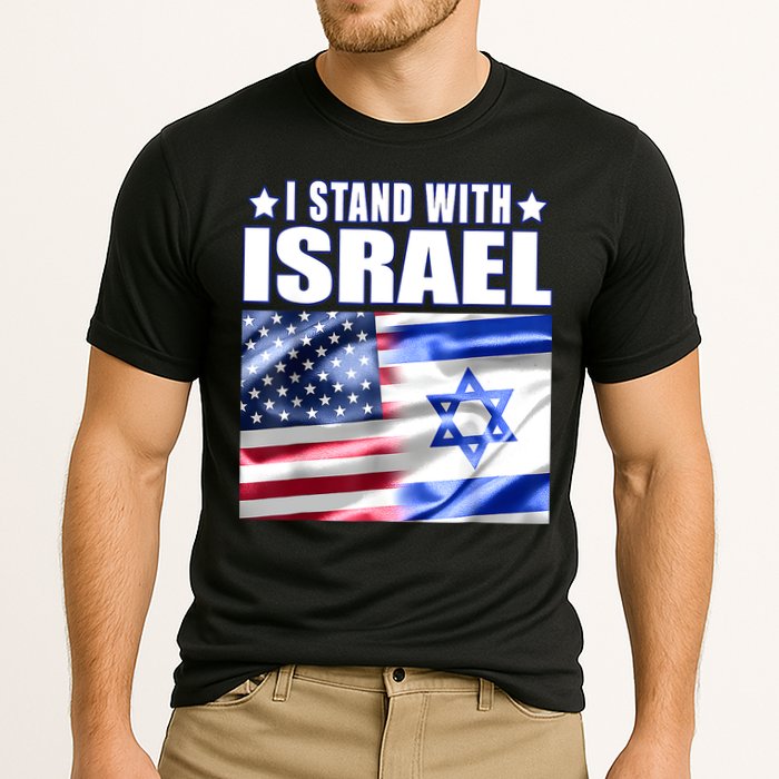 Support Israel I Stand With Israel Us Israel Flag Combined Cooling Performance Crew T-Shirt