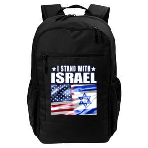 Support Israel I Stand With Israel Us Israel Flag Combined Daily Commute Backpack