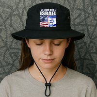 Support Israel I Stand With Israel Us Israel Flag Combined Bucket Hat