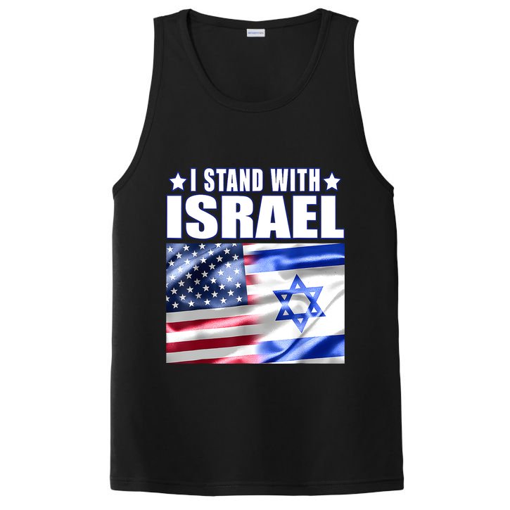 Support Israel I Stand With Israel Us Israel Flag Combined PosiCharge Competitor Tank