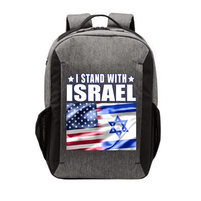 Support Israel I Stand With Israel Us Israel Flag Combined Vector Backpack