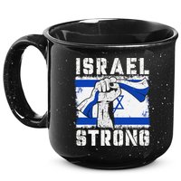 Support Israel I Stand With Israel Pray For Israel 15oz Campfire Ceramic Mug