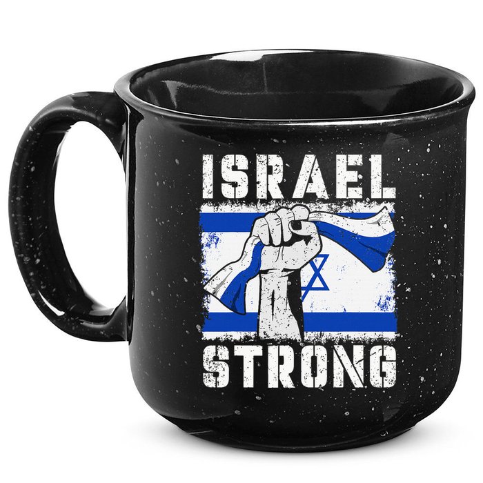 Support Israel I Stand With Israel Pray For Israel 15oz Campfire Ceramic Mug