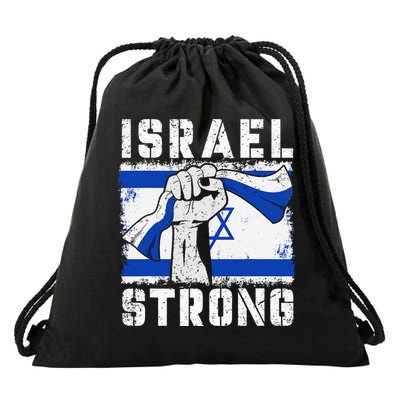 Support Israel I Stand With Israel Pray For Israel Drawstring Bag