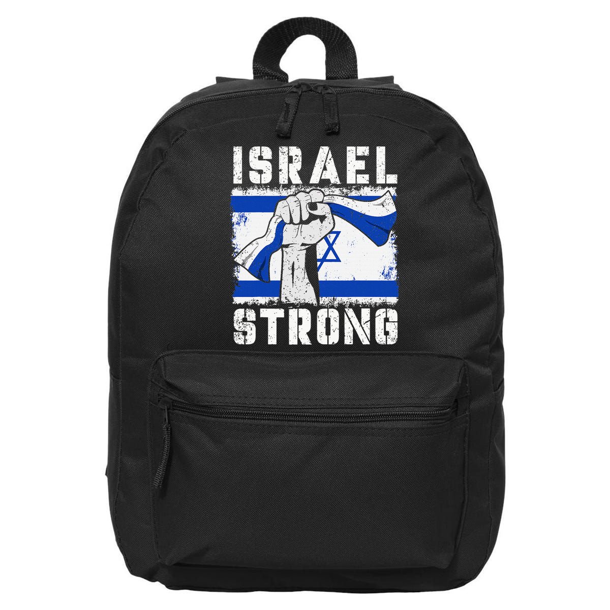 Support Israel I Stand With Israel Pray For Israel 16 in Basic Backpack