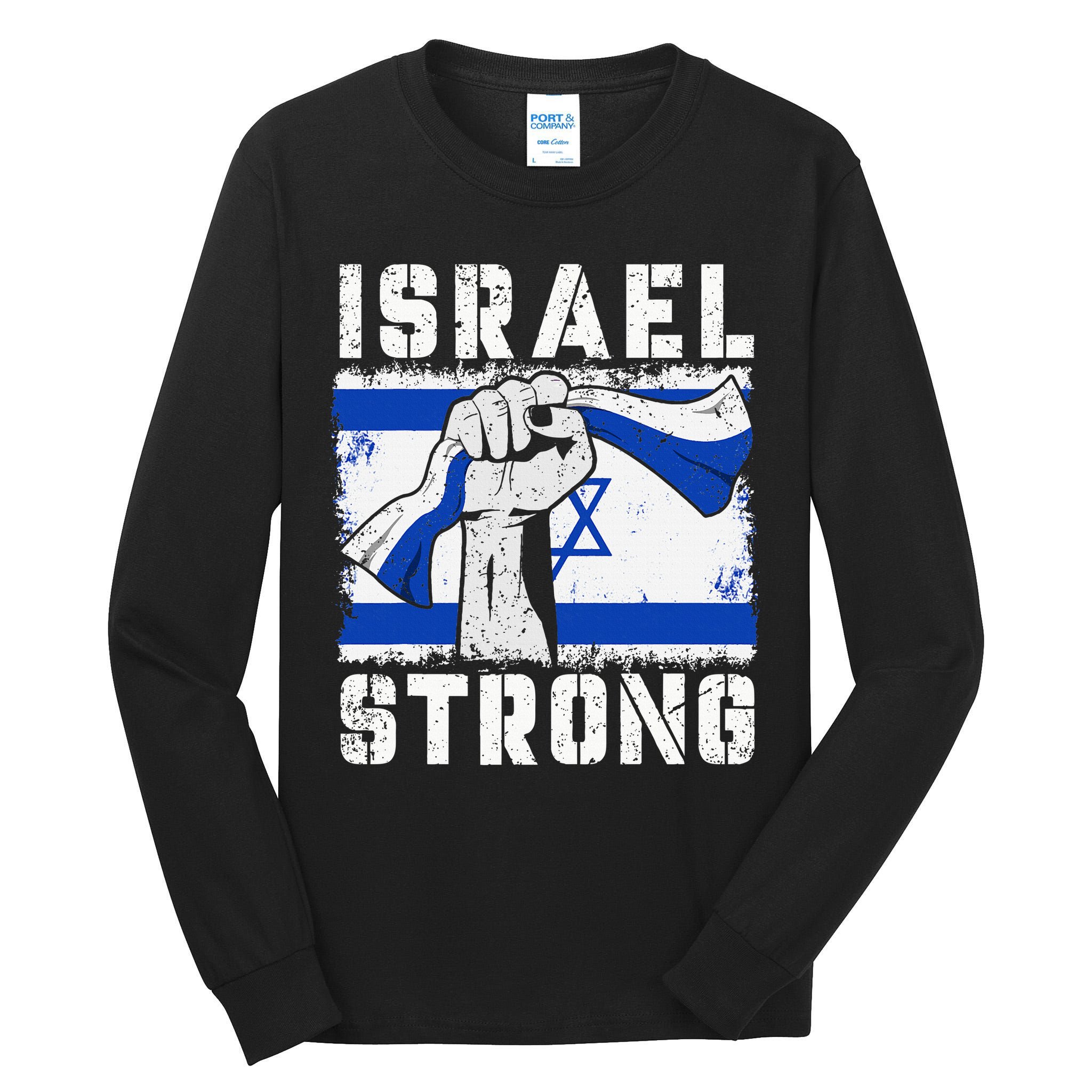 Support Israel I Stand With Israel Pray For Israel Tall Long Sleeve T-Shirt