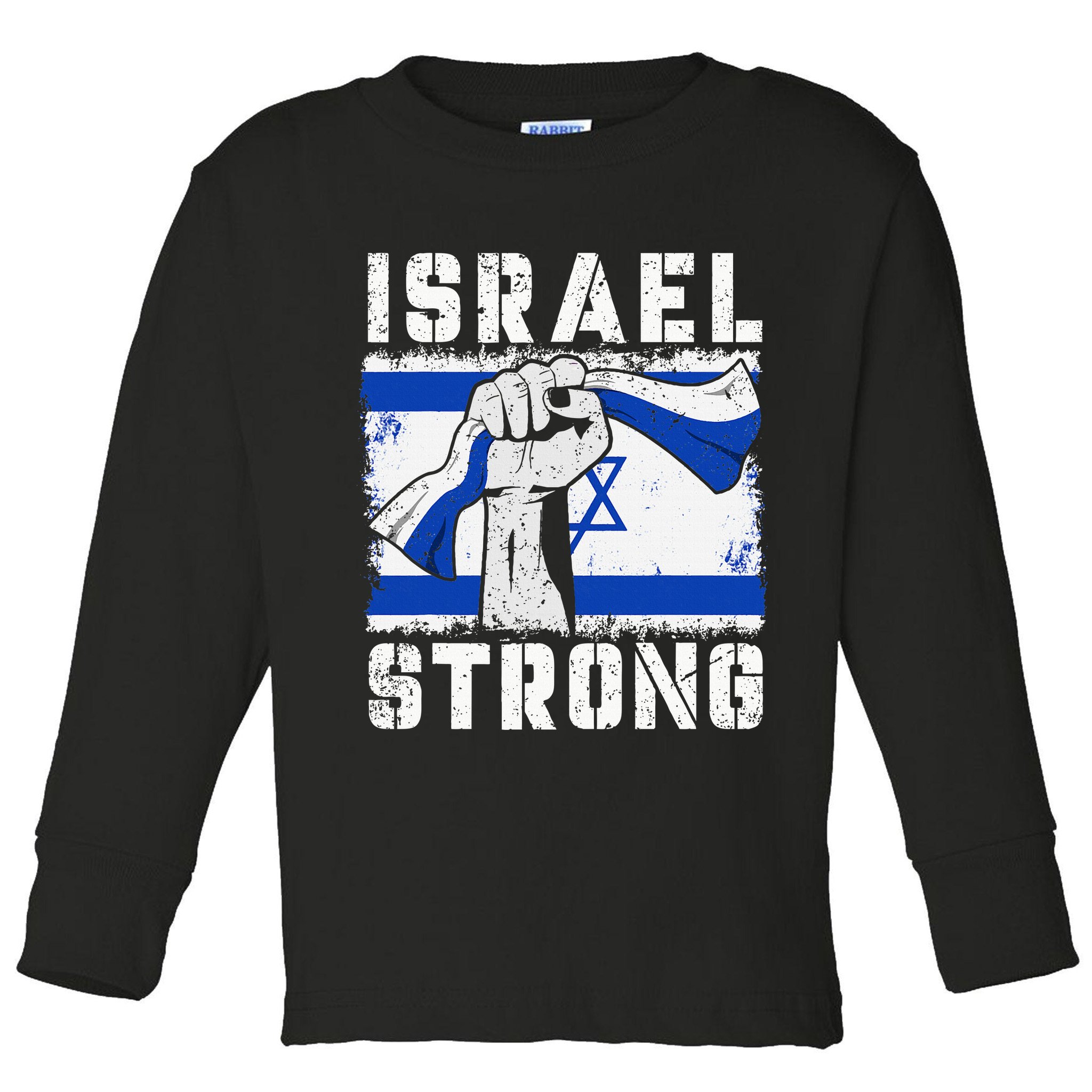 Support Israel I Stand With Israel Pray For Israel Toddler Long Sleeve Shirt
