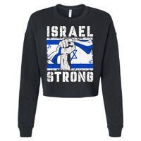 Support Israel I Stand With Israel Pray For Israel Cropped Pullover Crew