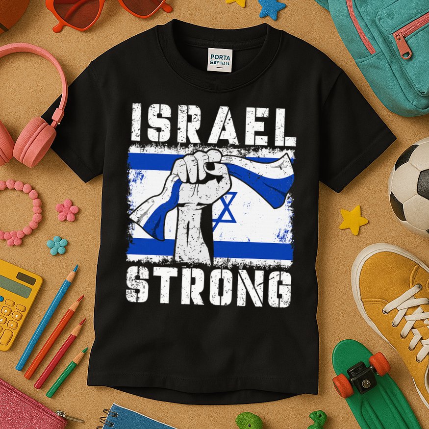 Support Israel I Stand With Israel Pray For Israel Kids T-Shirt