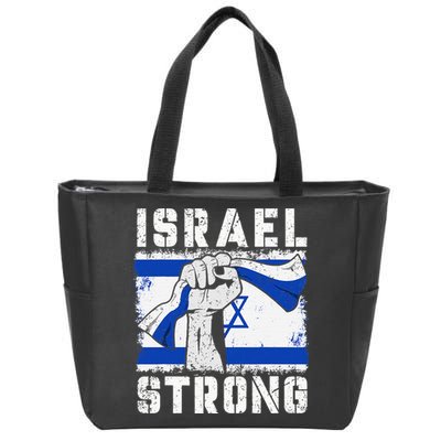 Support Israel I Stand With Israel Pray For Israel Zip Tote Bag