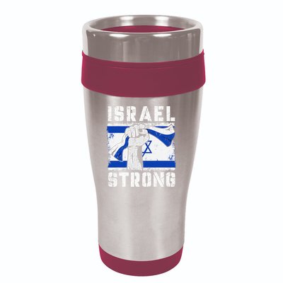 Support Israel I Stand With Israel Pray For Israel 16oz Travel Tumbler