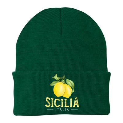 Sicilia Italia Italian Lemons Proud Sicilian Knit Cap Winter Beanie