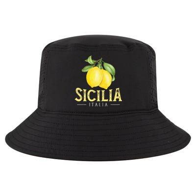 Sicilia Italia Italian Lemons Proud Sicilian Cool Comfort Performance Bucket Hat