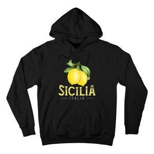 Sicilia Italia Italian Lemons Proud Sicilian Hoodie