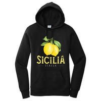 Sicilia Italia Italian Lemons Proud Sicilian Women's Pullover Hoodie