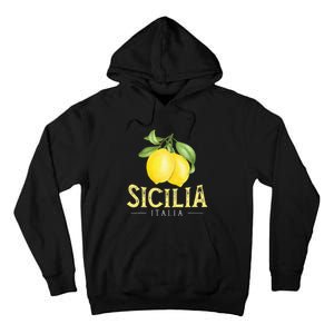 Sicilia Italia Italian Lemons Proud Sicilian Tall Hoodie