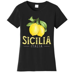 Sicilia Italia Italian Lemons Proud Sicilian Women's T-Shirt