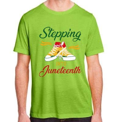 Stepping Into Juneteenth Celebration Adult ChromaSoft Performance T-Shirt