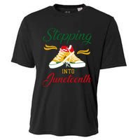 Stepping Into Juneteenth Celebration Cooling Performance Crew T-Shirt