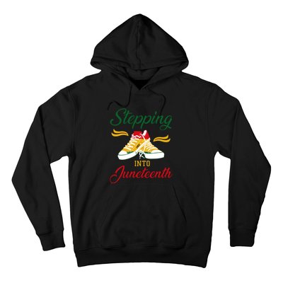 Stepping Into Juneteenth Celebration Hoodie