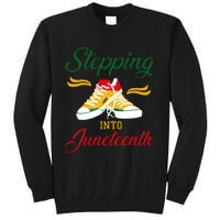 Stepping Into Juneteenth Celebration Sweatshirt