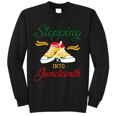 Stepping Into Juneteenth Celebration Sweatshirt