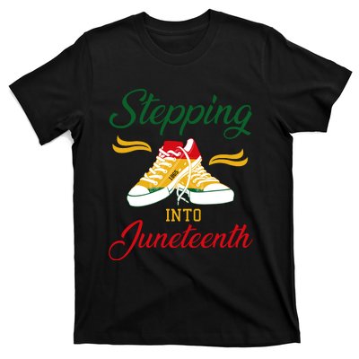 Stepping Into Juneteenth Celebration T-Shirt