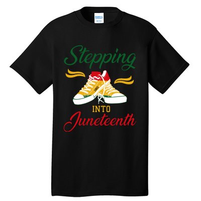 Stepping Into Juneteenth Celebration Tall T-Shirt