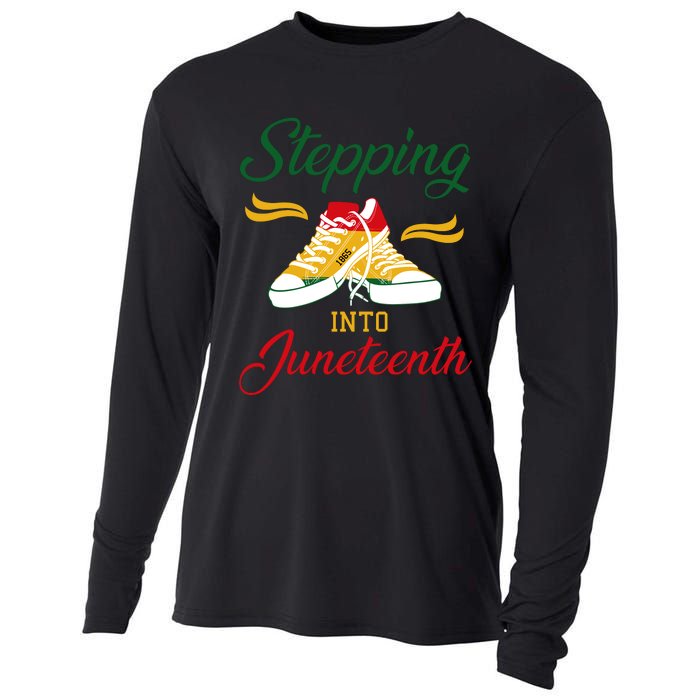 Stepping Into Juneteenth Celebration Cooling Performance Long Sleeve Crew