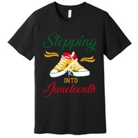 Stepping Into Juneteenth Celebration Premium T-Shirt