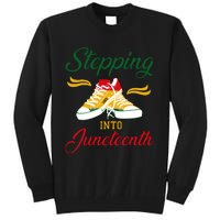 Stepping Into Juneteenth Celebration Tall Sweatshirt