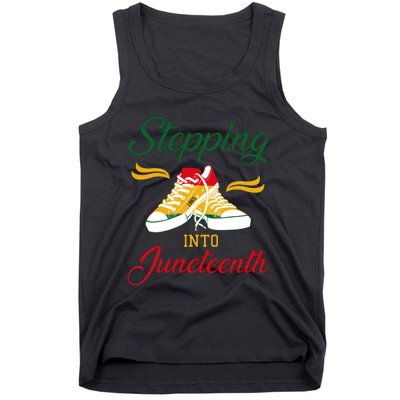 Stepping Into Juneteenth Celebration Tank Top