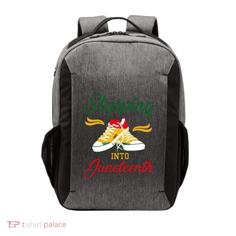 Stepping Into Juneteenth Celebration Vector Backpack