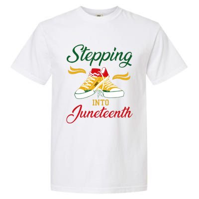 Stepping Into Juneteenth Celebration Garment-Dyed Heavyweight T-Shirt