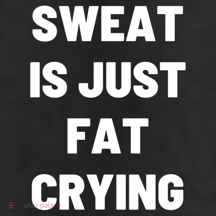 Sweat Is Just Fat Crying Funny Working Out Funny Gift 25L Jumbo Tote