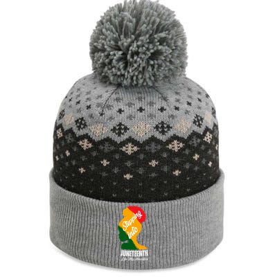 Stepping Into Junenth Like My Ancestors Happy June Gift The Baniff Cuffed Pom Beanie