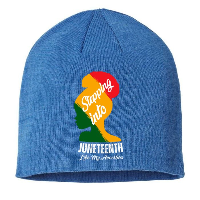 Stepping Into Junenth Like My Ancestors Happy June Gift Sustainable Beanie