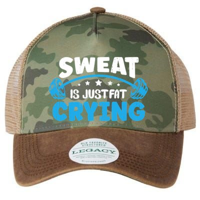 Sweat Is Just Fat Crying Workout Legacy Tie Dye Trucker Hat