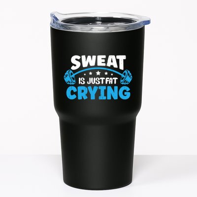 Sweat Is Just Fat Crying Workout Tumbler
