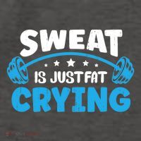 Sweat Is Just Fat Crying Workout Vector Backpack