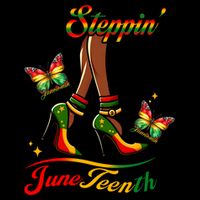 Stepping Into Junenth Black History Gift Cooling Performance Crew T-Shirt