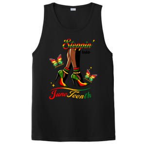 Stepping Into Junenth Black History Gift PosiCharge Competitor Tank