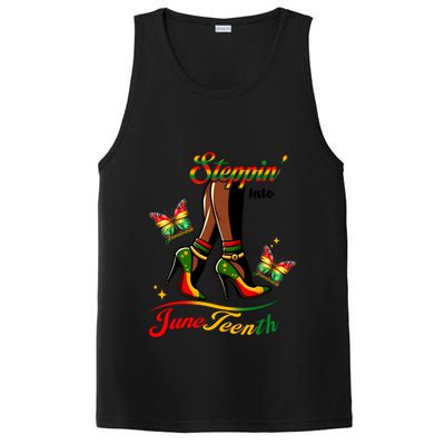 Stepping Into Junenth Black History Gift PosiCharge Competitor Tank