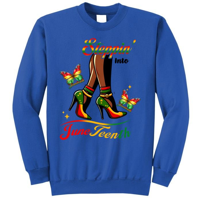 Stepping Into Junenth Black History Gift Sweatshirt