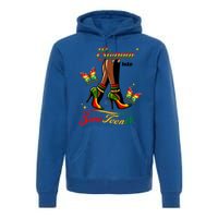 Stepping Into Junenth Black History Gift Premium Hoodie