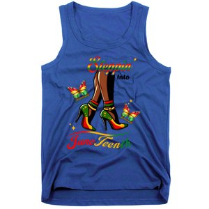 Stepping Into Junenth Black History Gift Tank Top