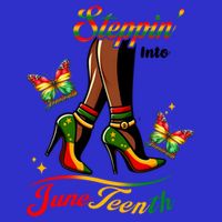Stepping Into Junenth Black History Gift Womens T-Shirt